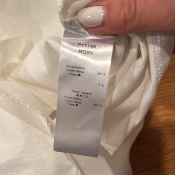 Anne Fontaine White Button Down Shirt with tie up design-no buttons-sz 38=Small - Picture 3 of 8